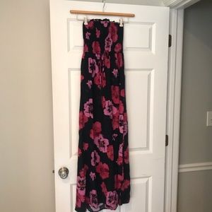 Band of Gypsies Hawaiian print maxi dress size S